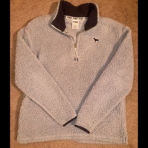 VS Pink Sherpa Pullover